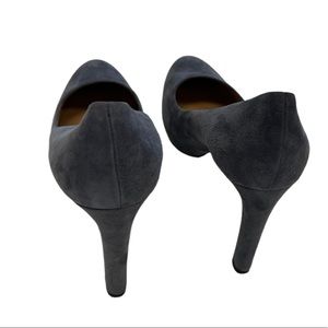 I am selling my grey suede Salvatore Ferragamo 9 1/2 high heels brand new